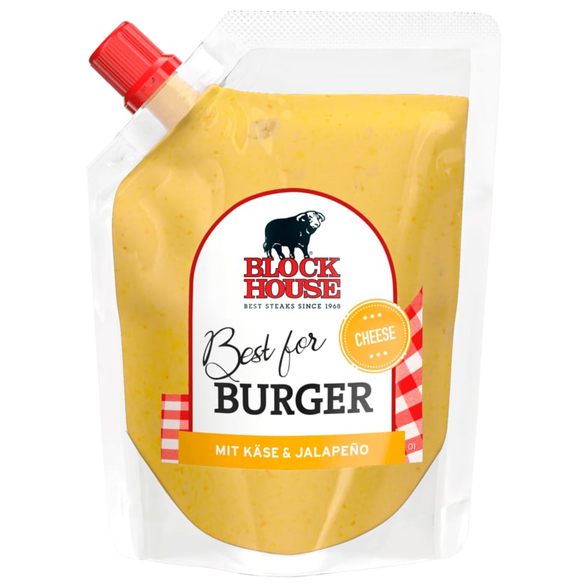 Block House Burger Sauce mit Käse & Jalapeno 250ml